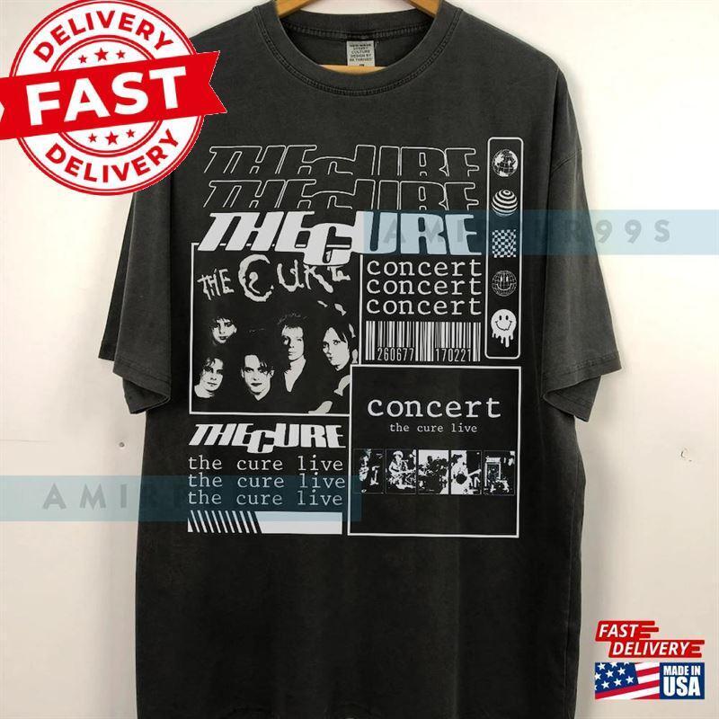 The Cure Live Concert Pop Music Shirt Rock Band